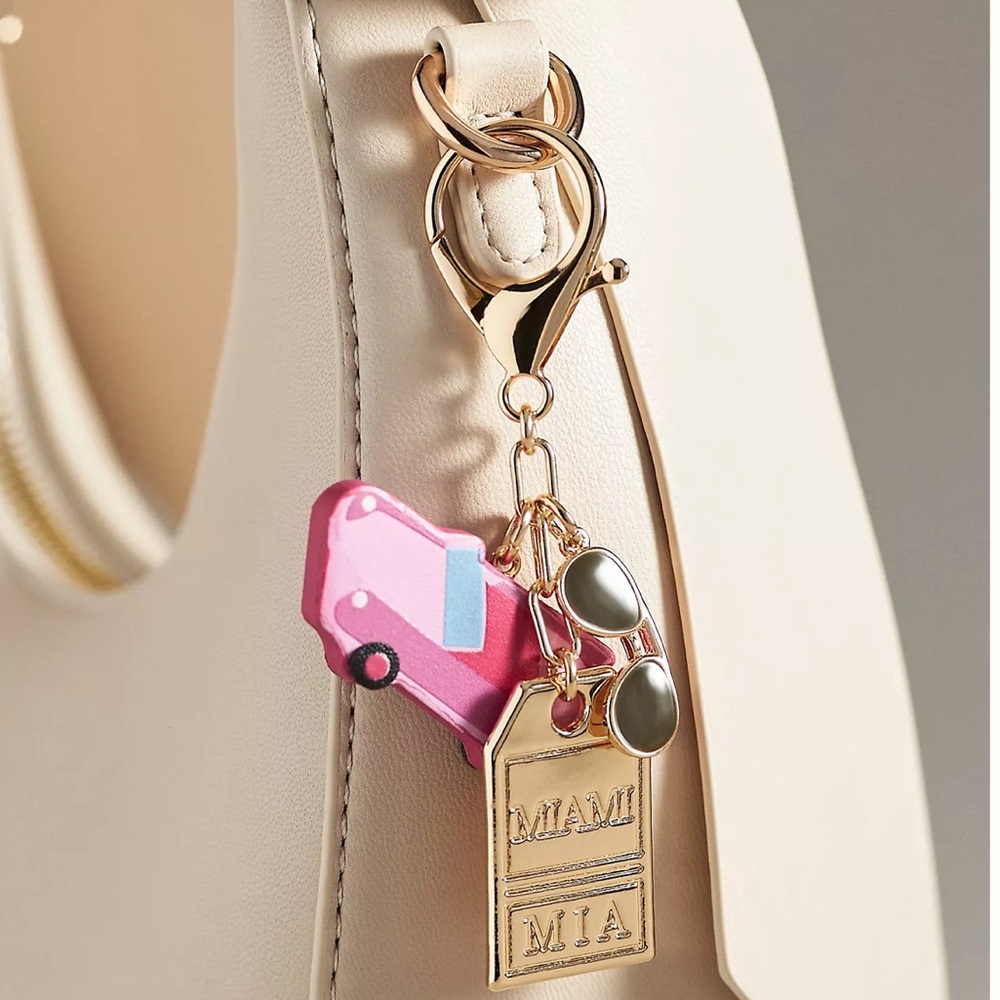 Anthropologie City Bag Charm Miami NWT